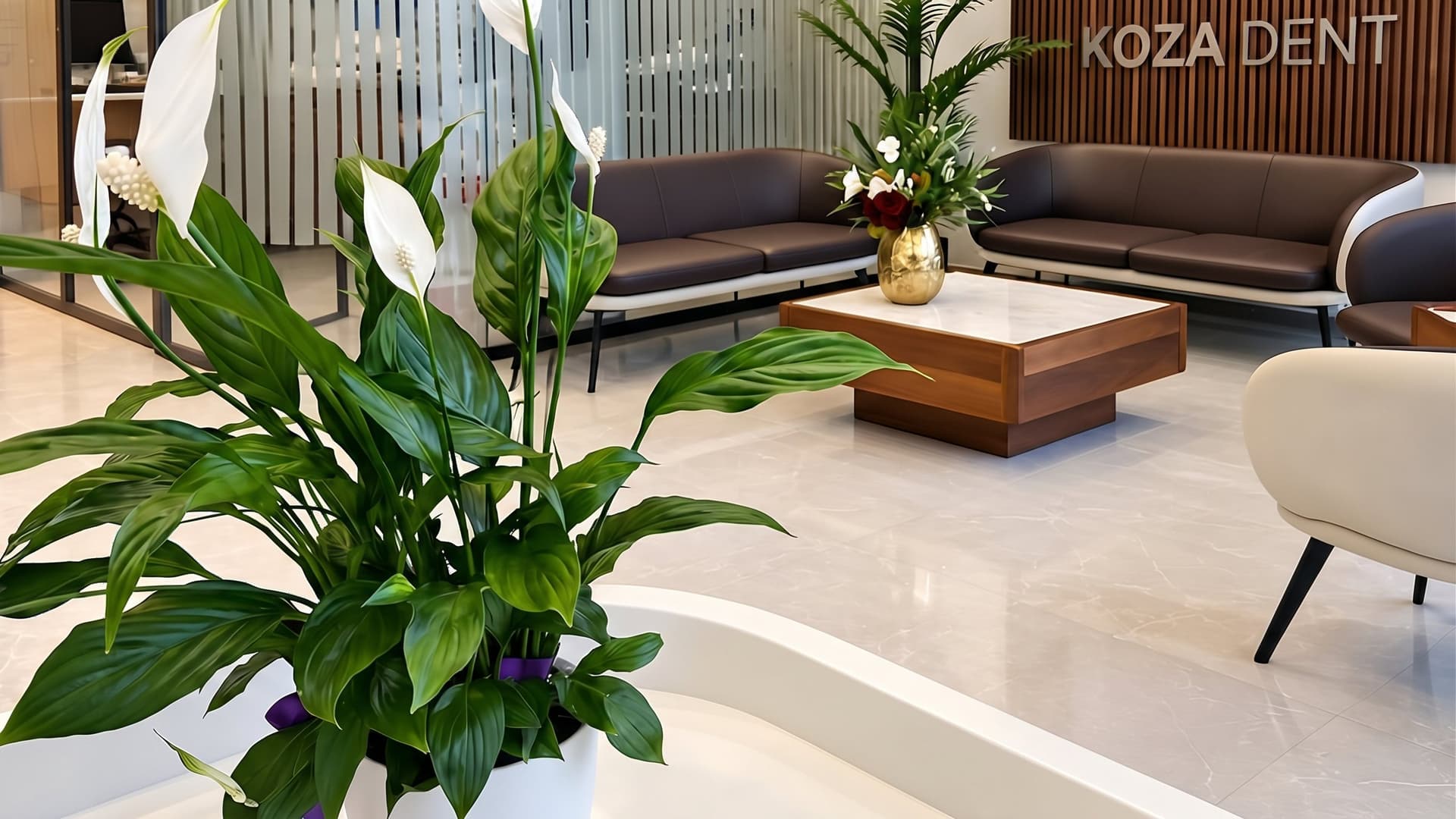 Чакалнята на Koza Dent Clinic